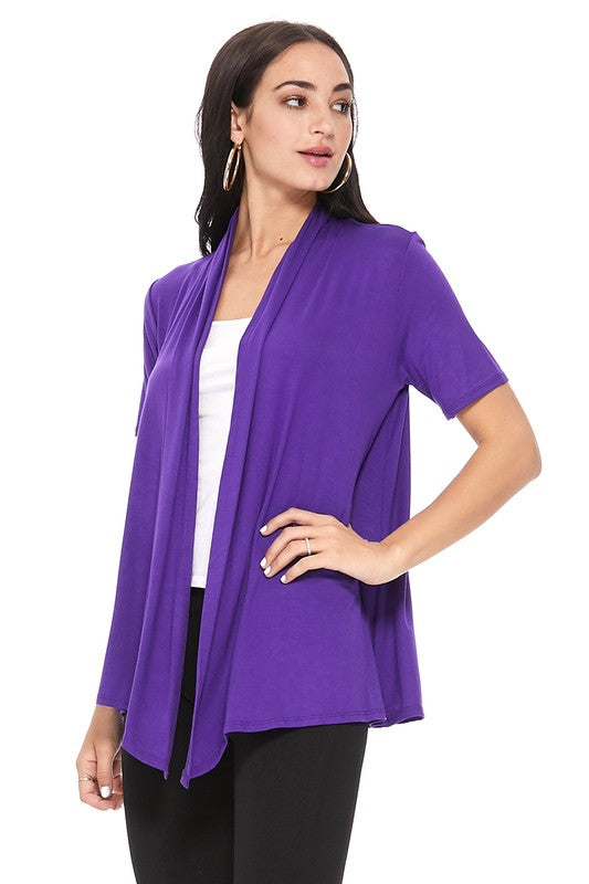 Soft and Breathable Solid Cardigan - Timeless and Versatile