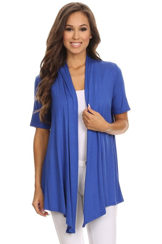 Soft and Breathable Solid Cardigan - Timeless and Versatile