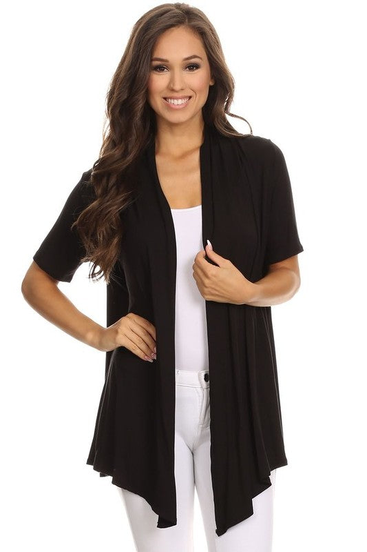 Soft and Breathable Solid Cardigan - Timeless and Versatile