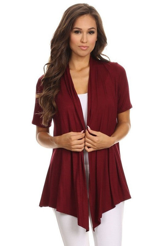 Soft and Breathable Solid Cardigan - Timeless and Versatile