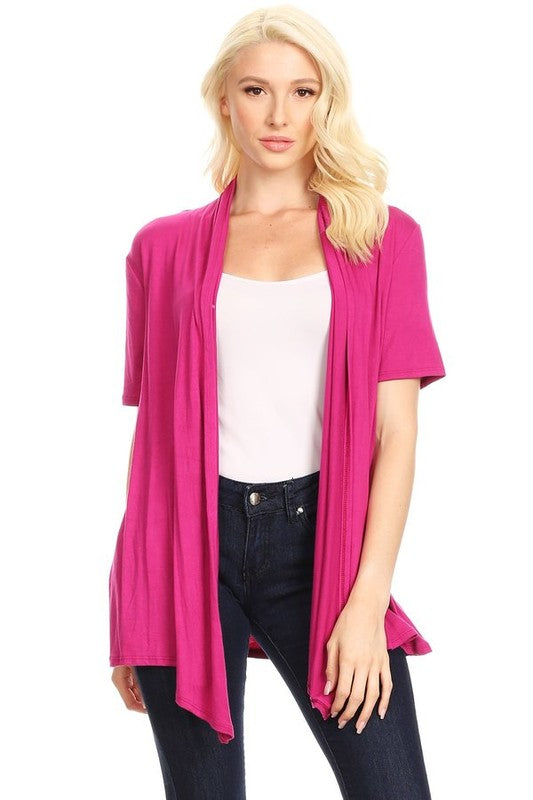 Soft and Breathable Solid Cardigan - Timeless and Versatile