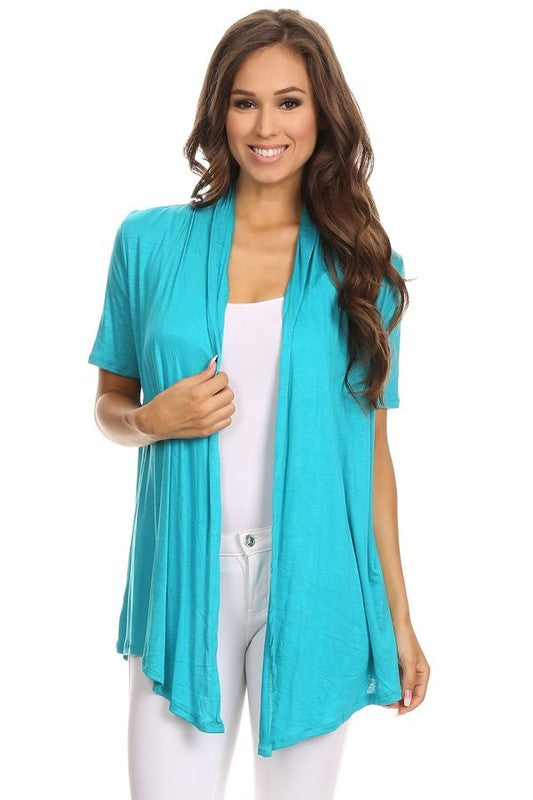 Soft and Breathable Solid Cardigan - Timeless and Versatile