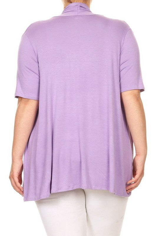 Soft and Breathable Plus Size Cardigan - Classic and Versatile