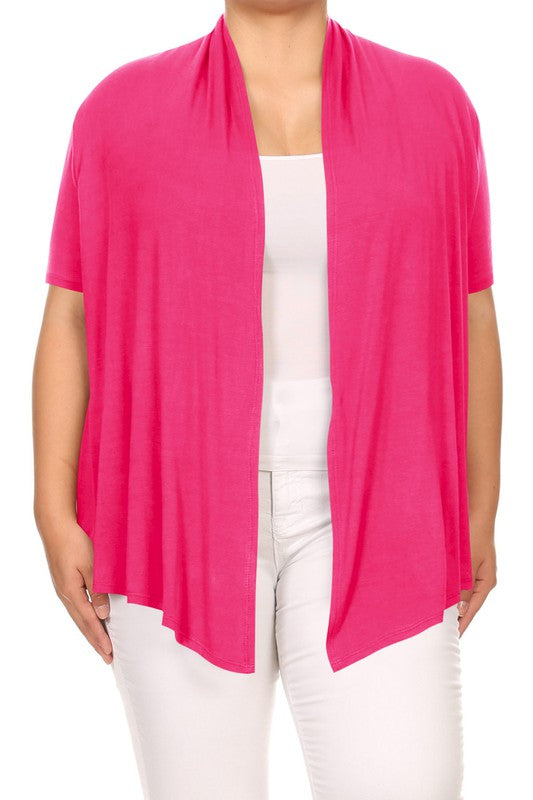 Soft and Breathable Plus Size Cardigan - Classic and Versatile