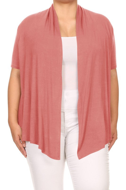 Soft and Breathable Plus Size Cardigan - Classic and Versatile