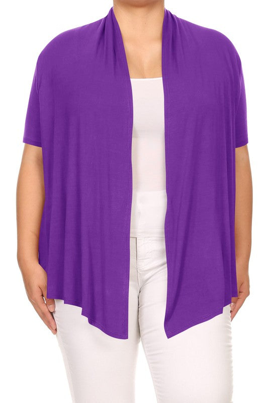 Soft and Breathable Plus Size Cardigan - Classic and Versatile