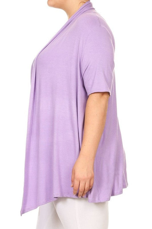 Soft and Breathable Plus Size Cardigan - Classic and Versatile