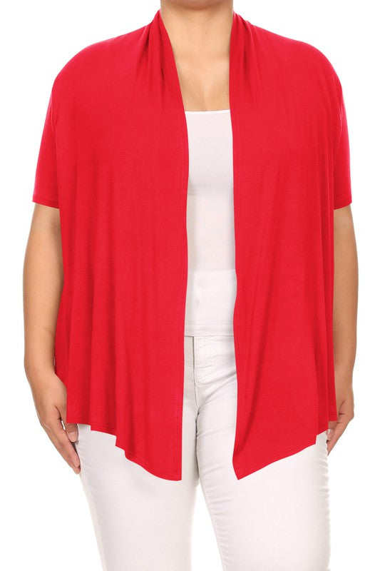 Soft and Breathable Plus Size Cardigan - Classic and Versatile