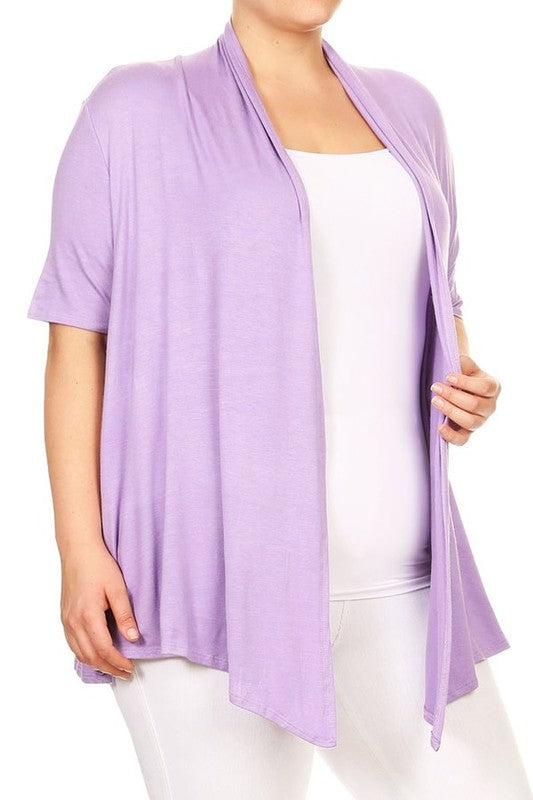 Soft and Breathable Plus Size Cardigan - Classic and Versatile