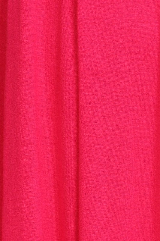 MOA Collection Jersey Knit Short Sleeve Oversized A-Line Dress