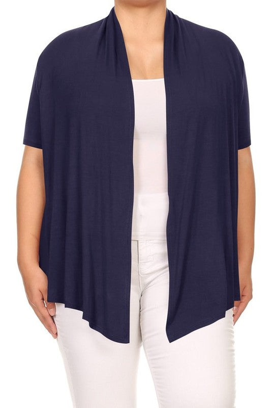 Soft and Breathable Plus Size Cardigan - Classic and Versatile