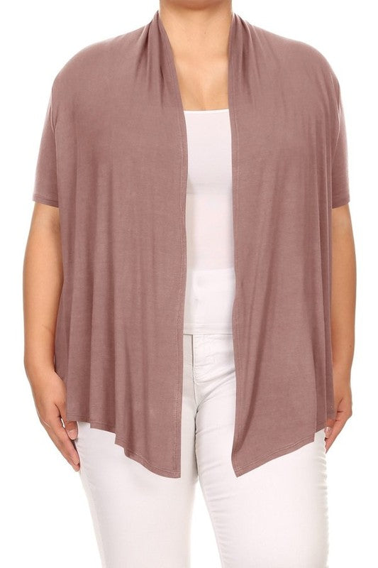 Soft and Breathable Plus Size Cardigan - Classic and Versatile
