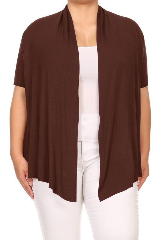 Soft and Breathable Plus Size Cardigan - Classic and Versatile