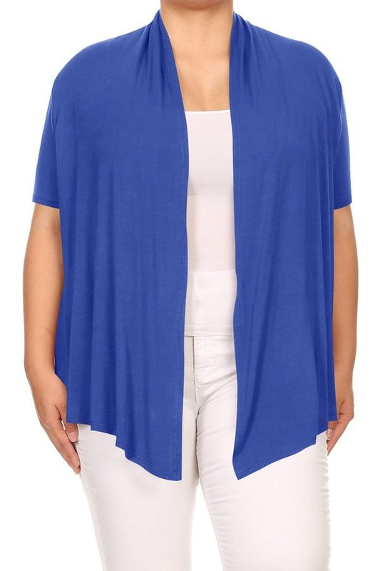 Soft and Breathable Plus Size Cardigan - Classic and Versatile