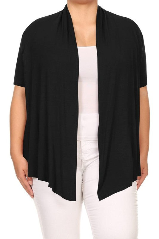 Soft and Breathable Plus Size Cardigan - Classic and Versatile