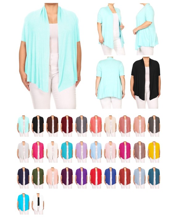 Soft and Breathable Plus Size Cardigan - Classic and Versatile