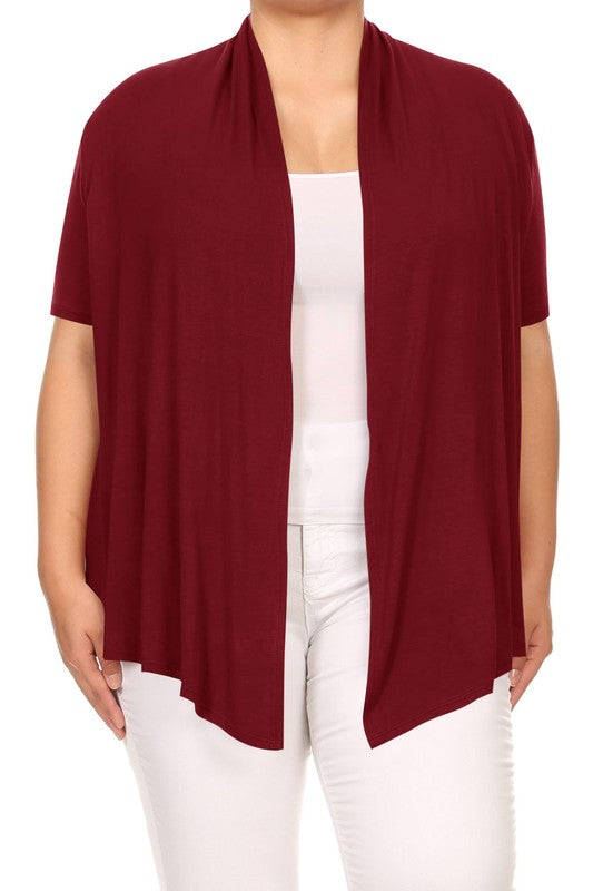 Soft and Breathable Plus Size Cardigan - Classic and Versatile
