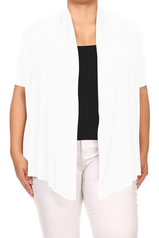 Soft and Breathable Plus Size Cardigan - Classic and Versatile
