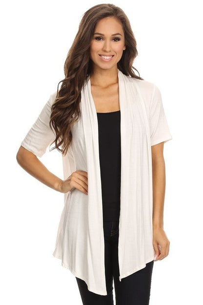 Soft and Breathable Solid Cardigan - Timeless and Versatile