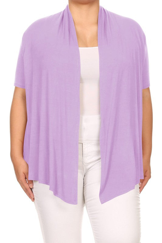 Soft and Breathable Plus Size Cardigan - Classic and Versatile