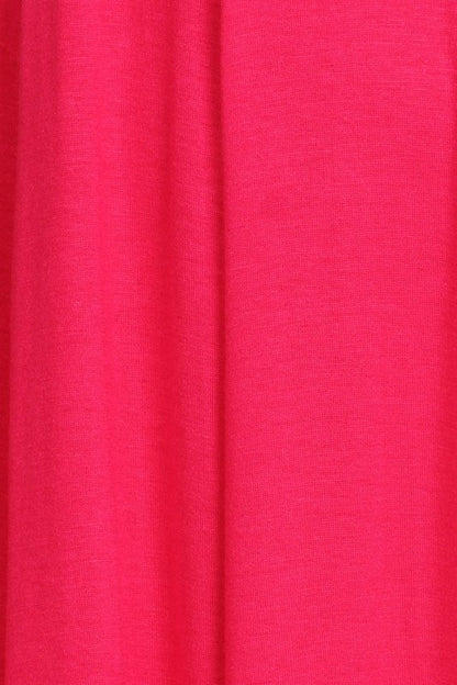 MOA Collection Jersey Knit Short Sleeve Oversized A-Line Dress