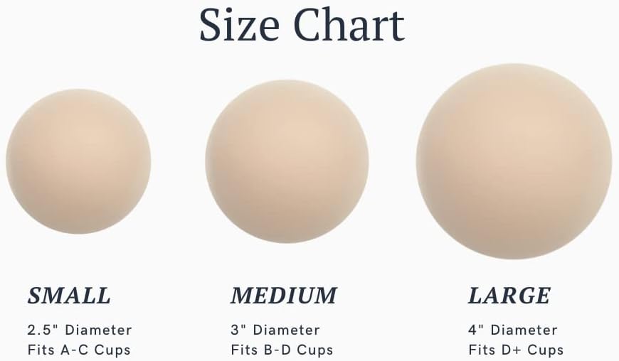 Nipple Covers - 2 and 3 Pairs of Reusable Adhesive Invisible Sticky Silicone Bra Nipple Coverage Pasties Breast Petal for Women