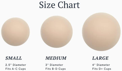 Nipple Covers - 2 and 3 Pairs of Reusable Adhesive Invisible Sticky Silicone Bra Nipple Coverage Pasties Breast Petal for Women