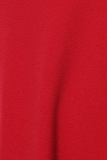 Solid High Waisted A-Line Midi Skirt with Elastic Waist - Elegant and Comfortable