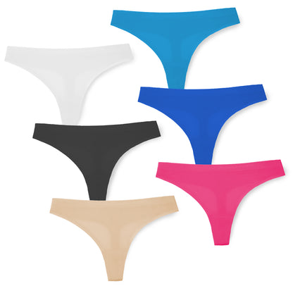 Women’s Underwear 3 Pack Seamless Basic Sexy Hot Invisible Plus Size Underwears Panty Bikini Thong Panties T BACK